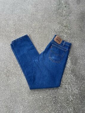 Vintage 90s Levi's Orange Tab 505 blue jeans Size 33"